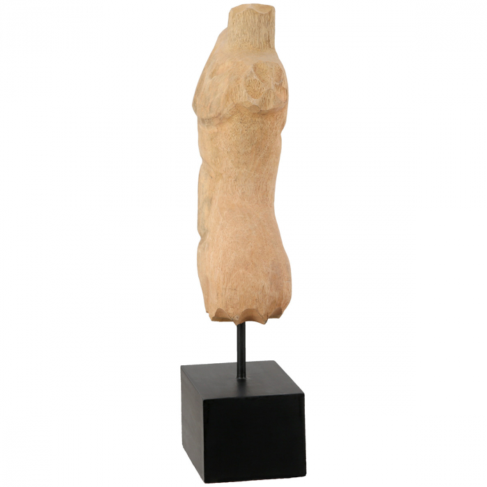 Sculptură, Om, lemn de mango, culori naturale, PU 1, L. 9 cm, l. 13 cm, H 42 cm [2]