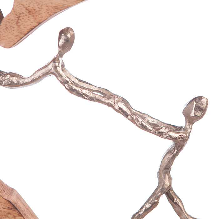 Figurina PARENTS LOVE, aluminiu, 37x5x32 cm [4]