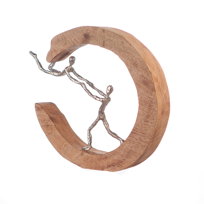 Figurina PARENTS LOVE, aluminiu, 37x5x32 cm [2]