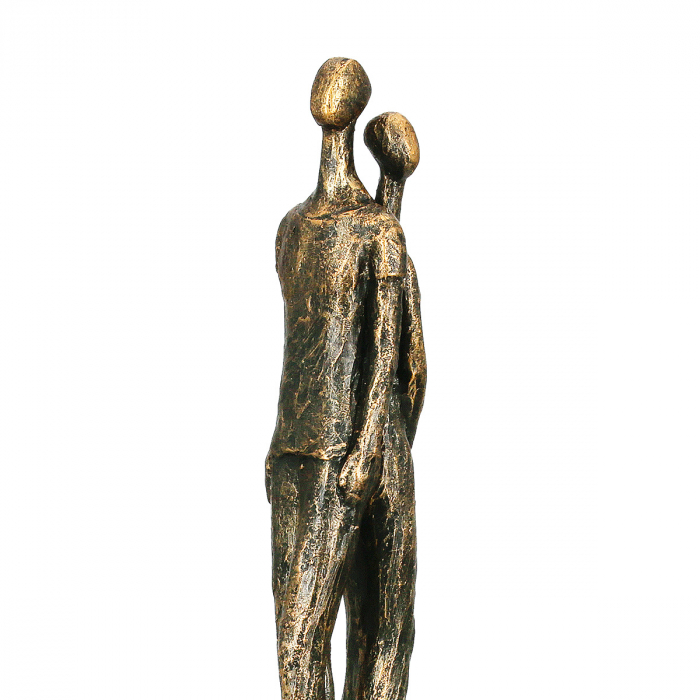 Sculptură, Pereche, Growing together, Polirășină, bronz, gri, PU 1, L. 10 cm, L. 7,8 cm, H. 37,6 cm [4]