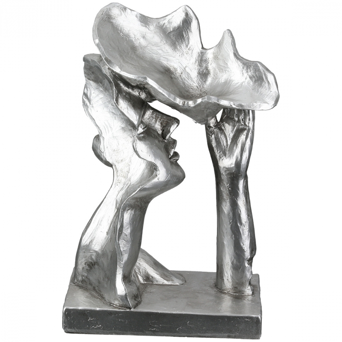 Sculptură, Pereche, Rășină sintetică, argintie, PU 2, L. 8 cm, L. 14 cm, H 21 cm [4]