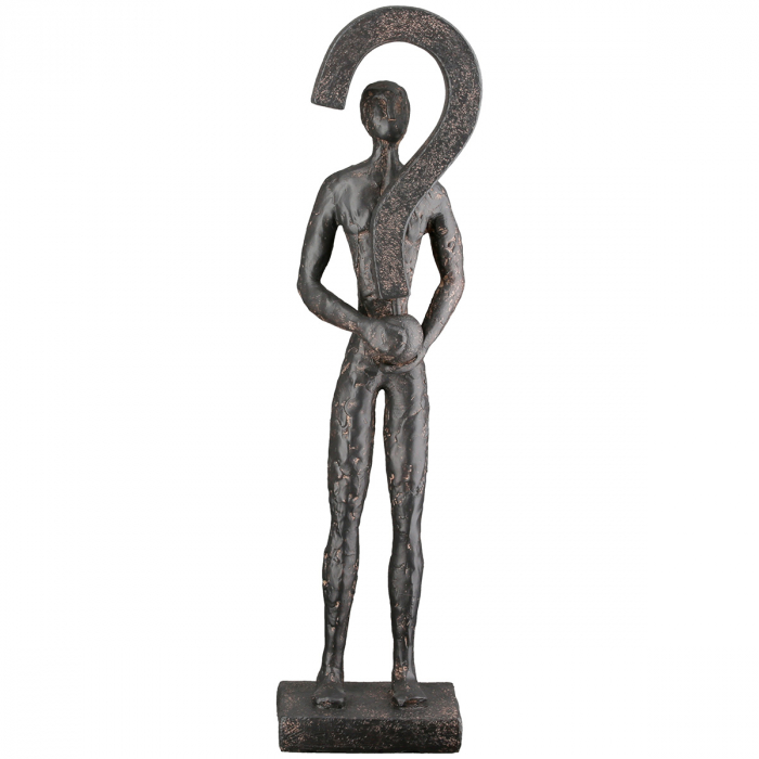 Sculptură, Persoană, Rășină sintetică, antracit, PU 2, L. 8 cm, L. 11 cm, H 39 cm [2]