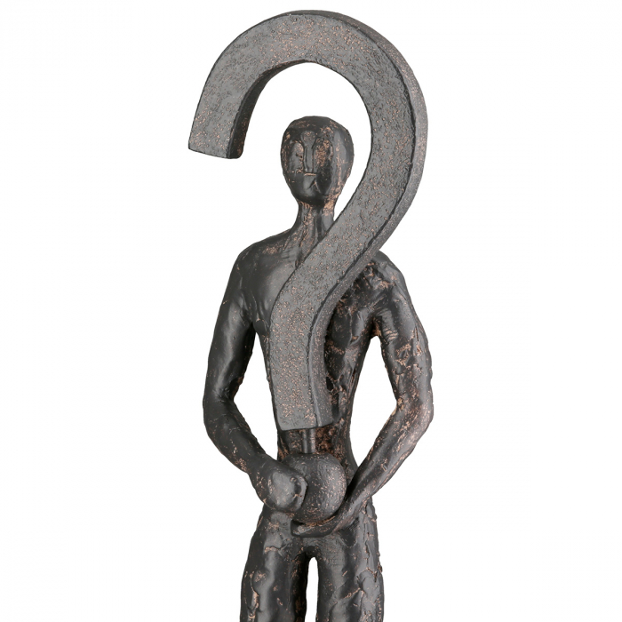 Sculptură, Persoană, Rășină sintetică, antracit, PU 2, L. 8 cm, L. 11 cm, H 39 cm [4]