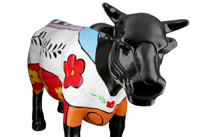 Sculptură rasina Cow, multicolora [6]