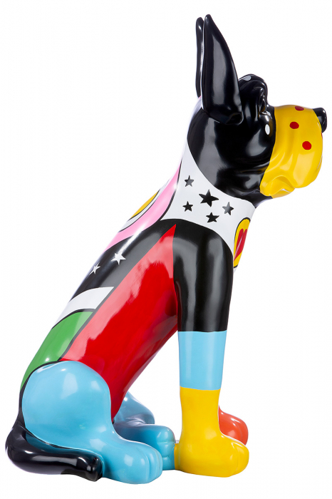 Sculptură rasina Doggy, multicolora [2]