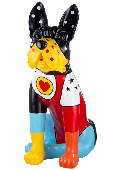 Sculptură rasina Doggy, multicolora [3]
