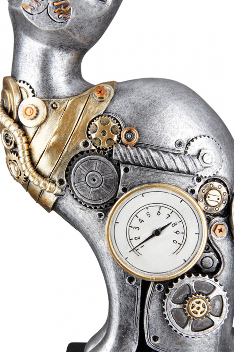 Sculptură rasina Steampunk Pisica [5]