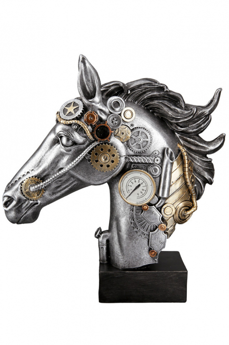 Sculptură rasinaSteampunk Horse [2]