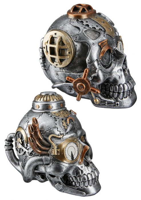 Sculptură rasinaSteampunk Skull Set 2 [2]
