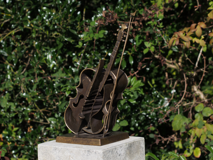 Sculptura vioara, Bronz, 50 x 20 x 20 cm [2]