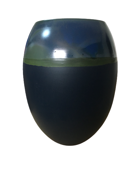 Set 1 Lampa cu 2 vaze HORY, ceramica, albastru, 35/23.5/30 cm [6]