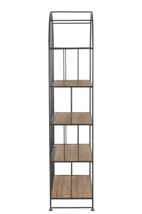 Set 2 biblioteci, Lemn, Maro, 80x40x182 cm [7]