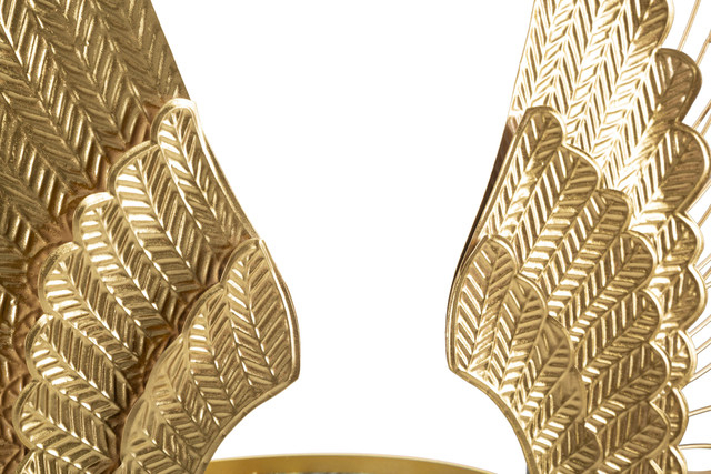 Set 2 decoratiuni Ali, Fier, Auriu, 105.5x37x3 cm [3]