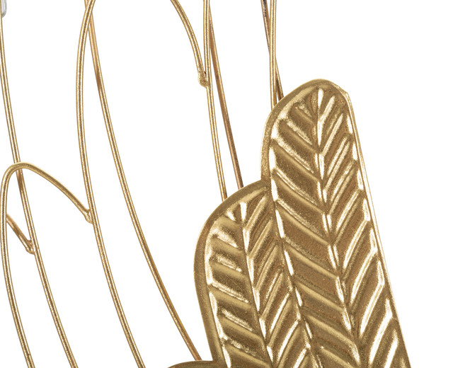 Set 2 decoratiuni Ali, Fier, Auriu, 105.5x37x3 cm [5]