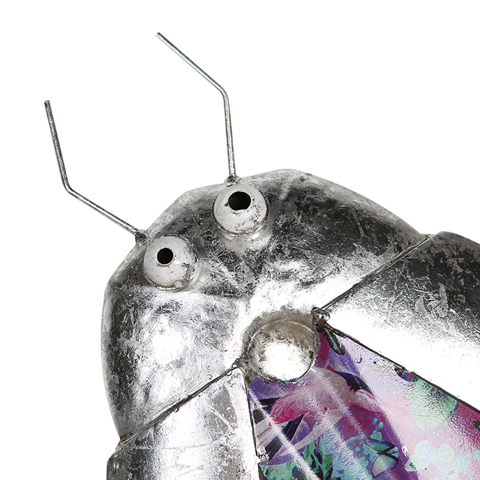 Set 2 decoratiuni de perete Colori, metal, multicolor, 36x28 cm [2]