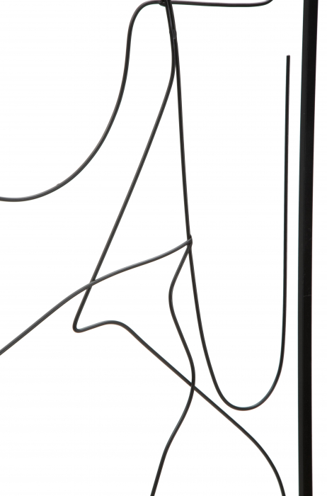 Set 2 decoratiuni pentru perete Body Simply, Fier, Negru, 100x50x1 cm [4]