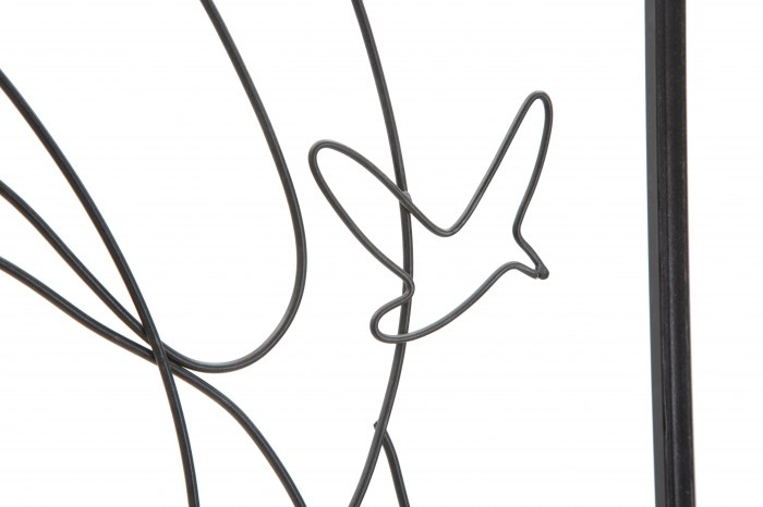 Set 2 decoratiuni pentru perete Woman Simply, Fier, Negru, 80x60x1 cm [5]