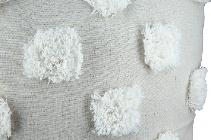 Set 2 fete de perne Yucca, Panza, Gri/Alb, 45x45 cm [6]