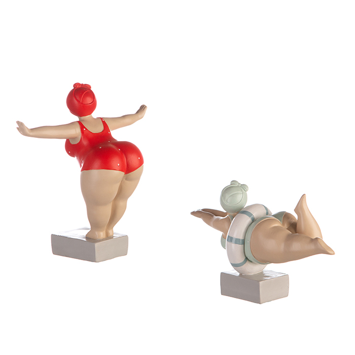 Set 2 figurine Aunt Elli, rasina, multicolor, 20.5x20 cm [4]