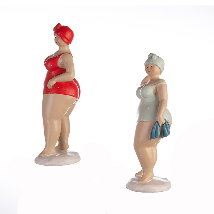 Set 2 figurine Aunt Elli, rasina, multicolor, 9.5x11.5x24 cm [3]