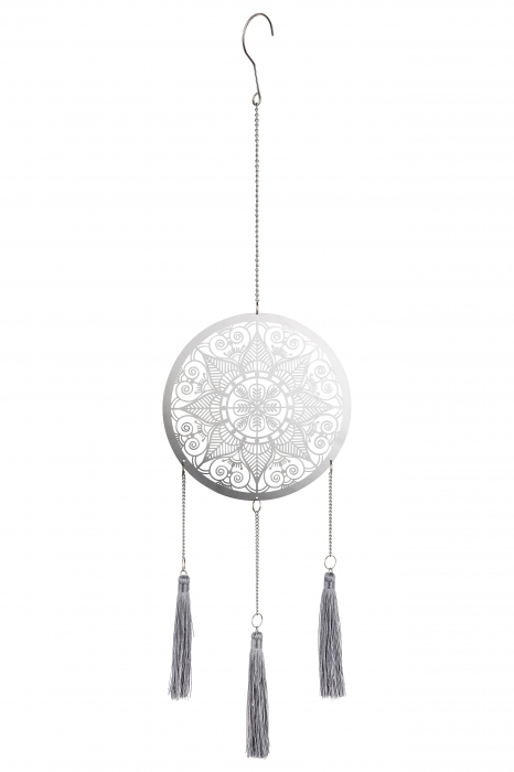 Set 2 ghirlande Spirit, Otel, Argintiu, 18x70x0.5 cm [5]