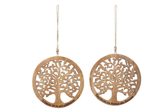 Set 2 ghirlande Tree of Life, Lemn, Maro [2]