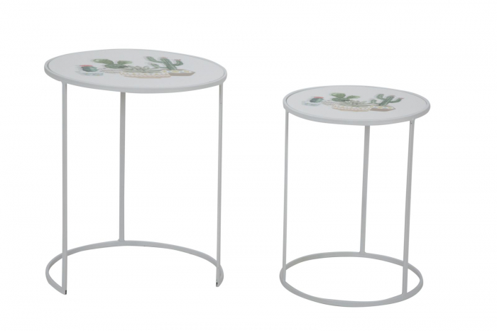 Set 2 masute CACTUS (cm) Ø 39,5X49-31X42,5 [3]