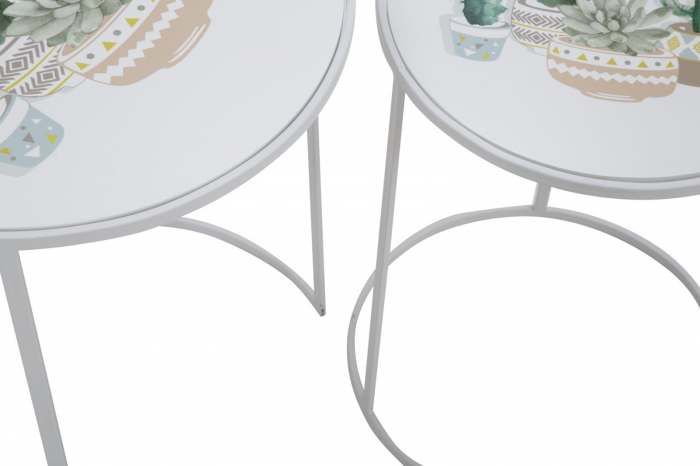 Set 2 masute CACTUS (cm) Ø 39,5X49-31X42,5 [7]