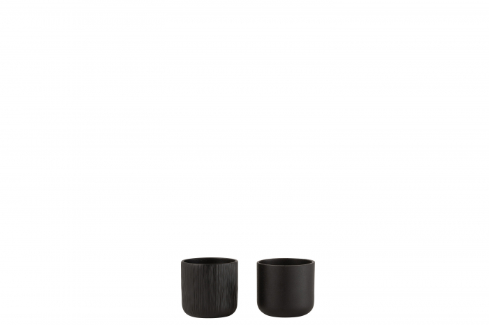 Set 2 mini ghivece, Ceramica, 7.5x7.5x7 [3]