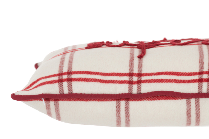 Set 2 perne, Textil, Rosu, 44x44x9.5 [4]