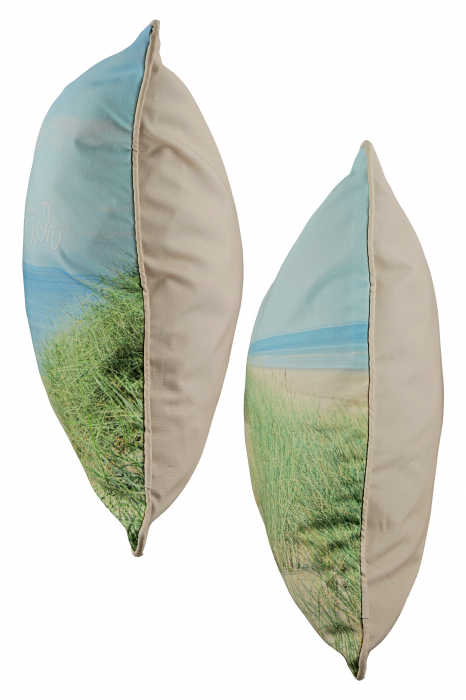 Set 2 pernite Sea Time, Panza, Multicolor, 45x45x0.5 cm [3]