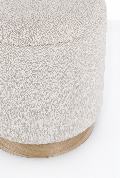 Set 2 pufuri Zoya cu spatiu de depozitare, MDF, Gri/Maro, 30.5/37xx35/42 cm [3]