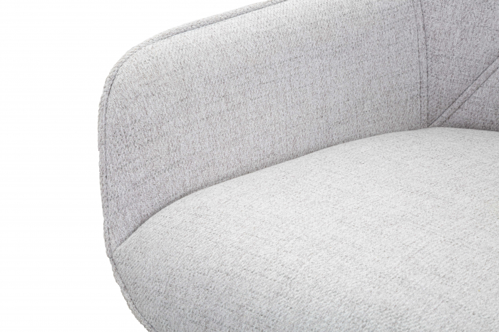 Set 2 scaune de bar Grey, Lemn/Metal/Fibre sintetice, Gri/Negru, 109x55x55 cm [5]