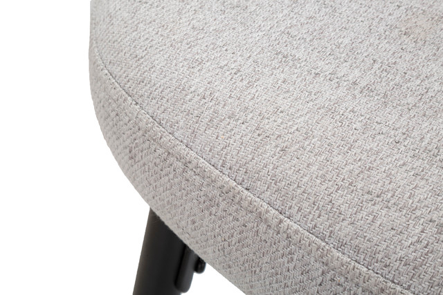 Set 2 scaune de bar Losanna, Lemn/Metal/Fibre sintetice, Gri/Negru, 108x52x59 cm [9]