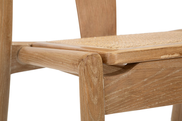 Set 2 scaune Japan -B-, ASH WOOD AND RATTAN, Maro, 76x56x53 cm [17]