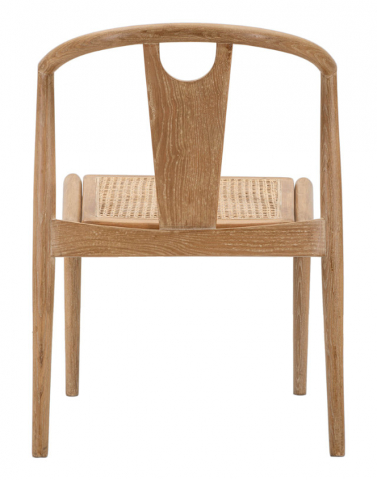 Set 2 scaune Japan -B-, ASH WOOD AND RATTAN, Maro, 76x56x53 cm [18]