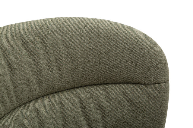 Set 2 scaune Losanna, Lemn/Metal/Fibre sintetice, Verde/Negru, 85x58x60.5 cm [5]