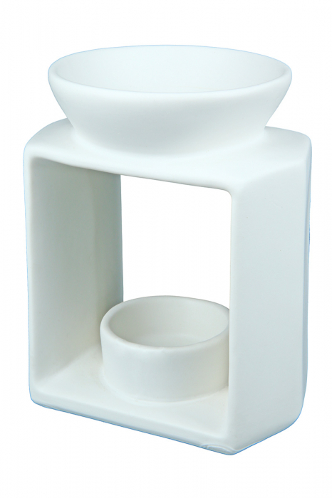 Set 2 suporturi lumanare Black and White, Ceramica, Alb/Negru, 10.5x12.5x8.5 cm [7]