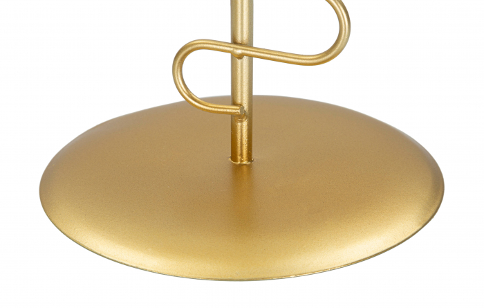 Set 2 suporturi lumanari pentru perete Alid, Fier, Auriu, 51/43x25/20x16/16 cm [3]