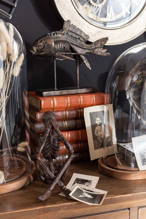 Set 3 figurine asortate, Compozit, Bronz, 18x13x23 cm [4]