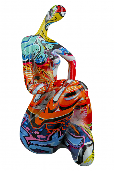 Set 3 figurine Street Art, Rasina, Multicolor, 13x21x14 cm [2]