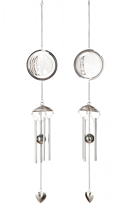 Set 3 ghirlande Riposo, otel, argintiu, 13x95x10 cm [2]