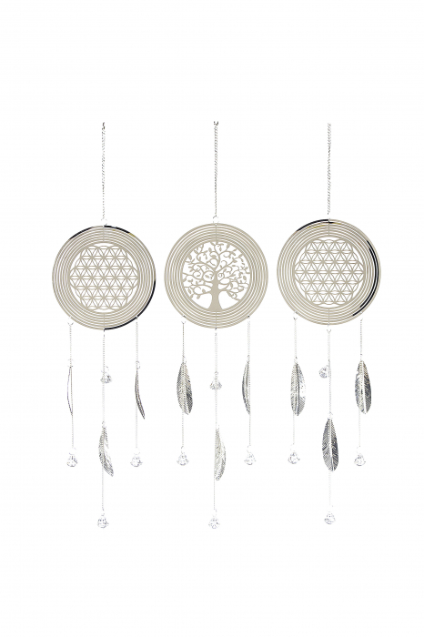 Set 3 ghirlande Riposo, otel, argintiu, 18x79x2 cm [2]