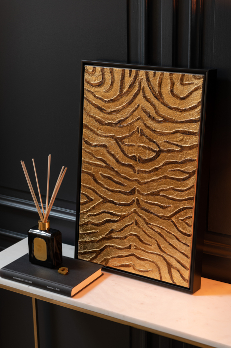 Set 3 tablouri asortate Animal, Canvas, Negru, 34.5x15.5x52.5 cm [4]