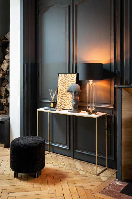 Set 3 tablouri asortate Animal, Canvas, Negru, 34.5x15.5x52.5 cm [5]