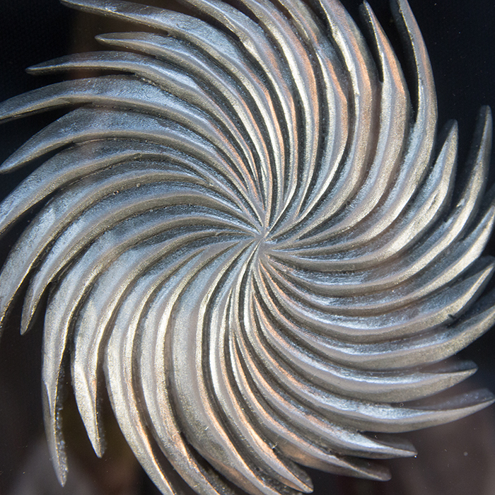 Set 3 tablouri Prime, lemn/sticla, argintiu/negru, 30x30 cm [5]