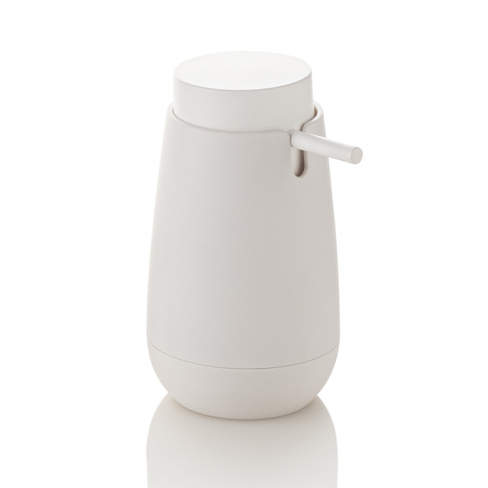 Set 4 accesorii baie VOGUE, Abs/Cauciuc/Metal, Alb, 11.1x11.1x37 cm [2]