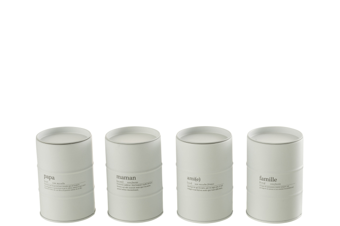 Set 4 lumanari parfumate, Ceara, Alb, 7.5x7.5x11.5 [3]