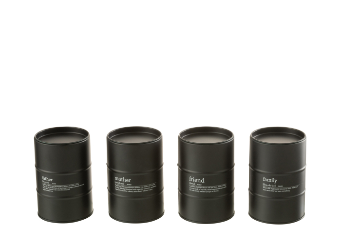 Set 4 lumanari parfumate, Ceara, Negru, 7.5x7.5x11.5 [3]
