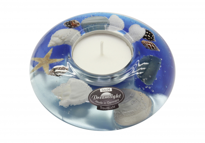 Set 4 suporturi lumanari COAST, sticla, 9.5x3.5 cm [6]